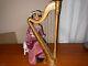 Byers Choice Carolers 1998 Harpist Harp Lady Wedding Lady Rare Rare Rare