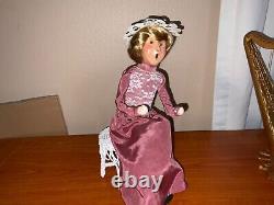 Byers Choice Carolers 1998 Harpist Harp Lady Wedding Lady Rare Rare Rare