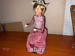 Byers Choice Carolers 1998 Harpist Harp Lady Wedding Lady Rare Rare Rare