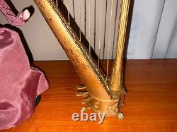 Byers Choice Carolers 1998 Harpist Harp Lady Wedding Lady Rare Rare Rare