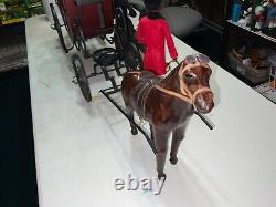 Byers' Choice Carolers Carriage Stage Coach 2001 and Horse and Carolers