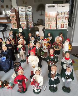 Byers Choice Carolers Christmas 28 different and accessories w some boxes NICE