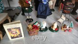 Byers Choice Carolers Christmas 28 different and accessories w some boxes NICE