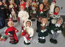 Byers Choice Carolers Christmas 28 different and accessories w some boxes NICE