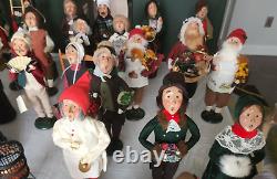 Byers Choice Carolers Christmas 28 different and accessories w some boxes NICE