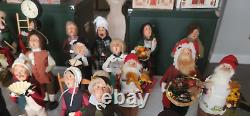 Byers Choice Carolers Christmas 28 different and accessories w some boxes NICE