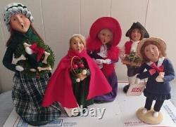 Byers Choice Carolers Christmas Lot Of 5 Williamsburg Exclusives & Others
