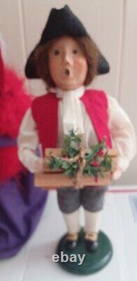 Byers Choice Carolers Christmas Lot Of 5 Williamsburg Exclusives & Others