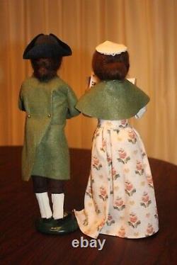 Byers Choice Carolers Colonial Williamsburg Rare Family of Six Mint Condition