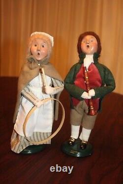 Byers Choice Carolers Colonial Williamsburg Rare Family of Six Mint Condition