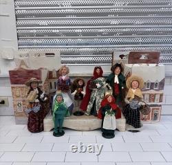 Byers' Choice Carolers Figurines Vintage Lot of 8 Collectible with Boxes