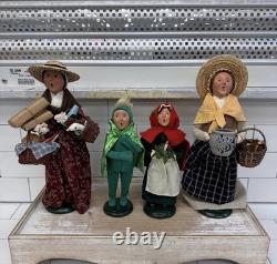 Byers' Choice Carolers Figurines Vintage Lot of 8 Collectible with Boxes