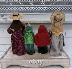 Byers' Choice Carolers Figurines Vintage Lot of 8 Collectible with Boxes