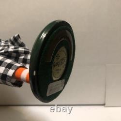 Byers Choice Carolers Halloween Smiling Jack O' Lantern Witch w Bats Lined Cape