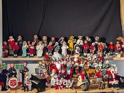 Byers' Choice Carolers Rare Lot Cries of London Salvation Army 63 figures & More