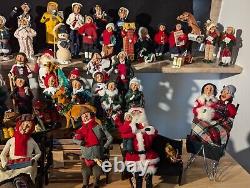 Byers' Choice Carolers Rare Lot Cries of London Salvation Army 63 figures & More