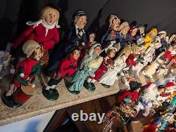 Byers' Choice Carolers Rare Lot Cries of London Salvation Army 63 figures & More