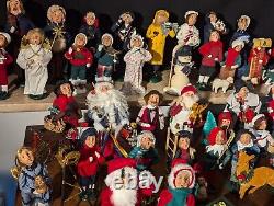 Byers' Choice Carolers Rare Lot Cries of London Salvation Army 63 figures & More