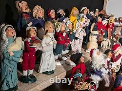 Byers' Choice Carolers Rare Lot Cries of London Salvation Army 63 figures & More