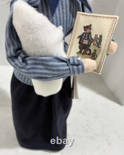 Byers Choice Carolers Rare North Wales library Exclusive Story Telller EXC