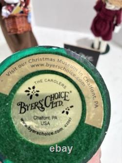 Byers' Choice Carolers Rare School Kids And Teacher Girl Signed By Joyce EXC