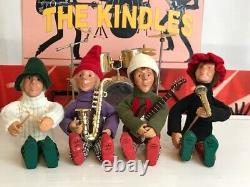 Byers Choice Carolers THE KINDLES TRIBUTE ROCK BAND, OOAK