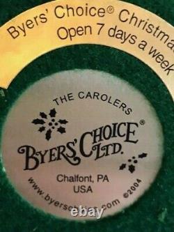 Byers Choice Carolers THE WITCH OF SALEM 2004 + CAULDRON, SIGNPOST, & TREE