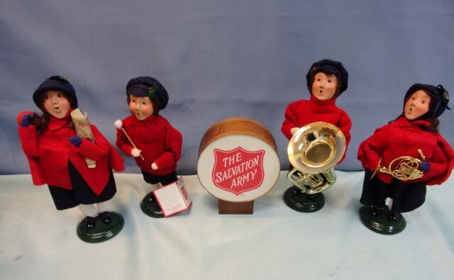 Byers Choice Carolers The Salvation Army Set Of 5 Items Vgc