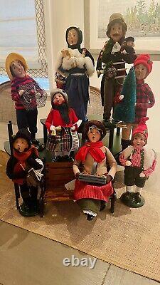 Byers Choice Carolers and Shoppers Lot of Eight