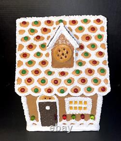 Byers Choice Chocolate Shutter Chalet Gingerbread House in Original Box MINT