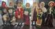 Byers Choice Christmas Carolers Lot Of 10 80's 90's Rare