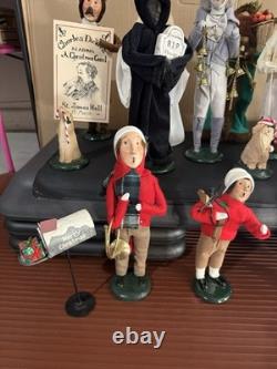 Byers Choice Christmas Scrooge Ghosts Carolers'86'96 Lot of 17 Characters Byers Choice Christmas Scrooge Ghosts Carolers'86'96 Lot of 17 Characters
