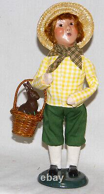 Byers Choice Easter Boy & Girl Carolers Free Priority Shipping New 2024