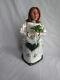 Byers Choice Elegant Irish Lady Doll With St. Patrick's Day Shamrocks, Euc