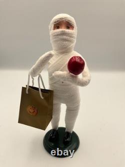 Byers Choice Halloween 2014 Mummy Costume with Candy Apple Trick-or-Treat Rare