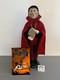 Byers Choice Halloween Bad To The Bone Haunted Man Withtombstone & Accessory Sign