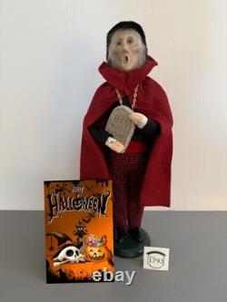 Byers Choice Halloween Bad to the Bone Haunted Man withTombstone & Accessory Sign Byers Choice Halloween Bad to the Bone Haunted Man withTombstone & Accessory Sign