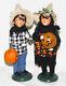 Byers Choice Halloween Girl Witch And Boy Carolers 2023 Free Shipping