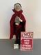 Byers Choice Halloween Haunted Man With Tombstone Plus Accessory Sign