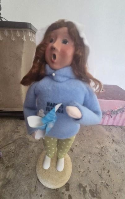 Byers Choice Htf Nautical Girl. Exclusive Signed By Joyce Byers