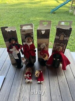 Byers Choice Ltd. Figurines Lot of 6 Figures 1992 1995 2002 2004 With Boxes