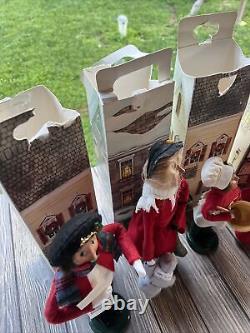 Byers Choice Ltd. Figurines Lot of 6 Figures 1992 1995 2002 2004 With Boxes