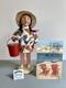 Byers Choice Nautical / Beach Girl With Bucket, Seashell And Accessory Sign