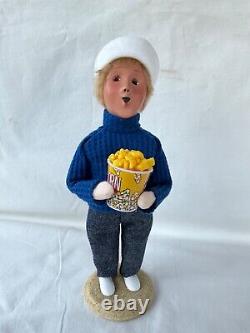 Byers Choice Nautical Beach Seashore Ocean Boy with Bucket of Buttered Popcorn