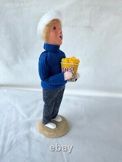 Byers Choice Nautical Beach Seashore Ocean Boy with Bucket of Buttered Popcorn