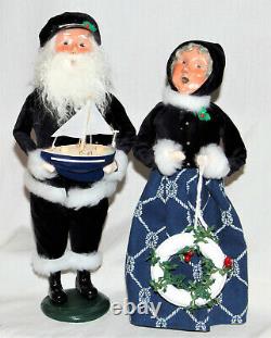 Byers Choice Nautical Santa & Mrs Claus Carolers Free Shipping New 2022