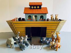 Byers Choice Noah's Ark with Animals, Carolers and Accessory Sign Rare Set