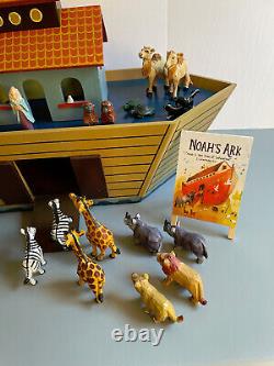 Byers Choice Noah's Ark with Animals, Carolers and Accessory Sign Rare Set