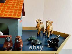 Byers Choice Noah's Ark with Animals, Carolers and Accessory Sign Rare Set