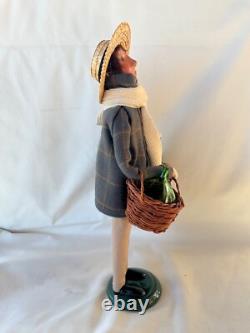 Byers Choice Open House Event 2017 Man with Grapes Demijohn Jug Signed Joyce Rare